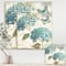 Designart - butterfly Blue Garden I - Farmhouse Canvas Artwork